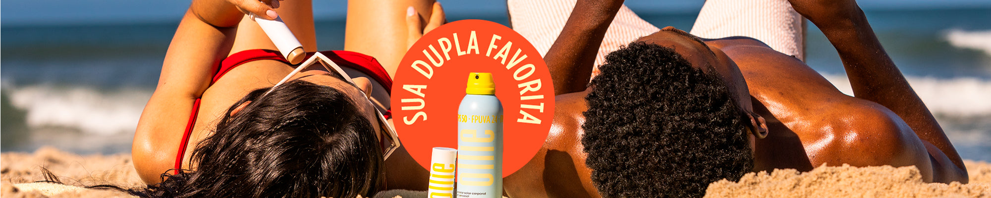 Produtos Ollie para proteção solar - meuollie
